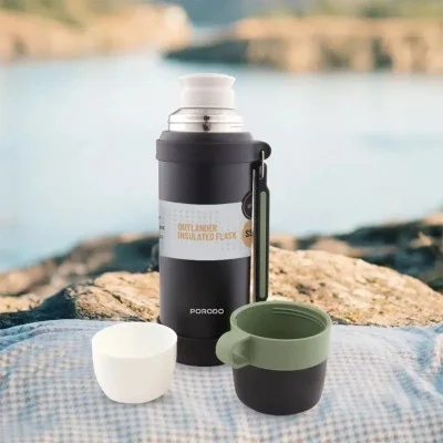 Porodo Lifestyle Insulation Flask 1.8 L - Black